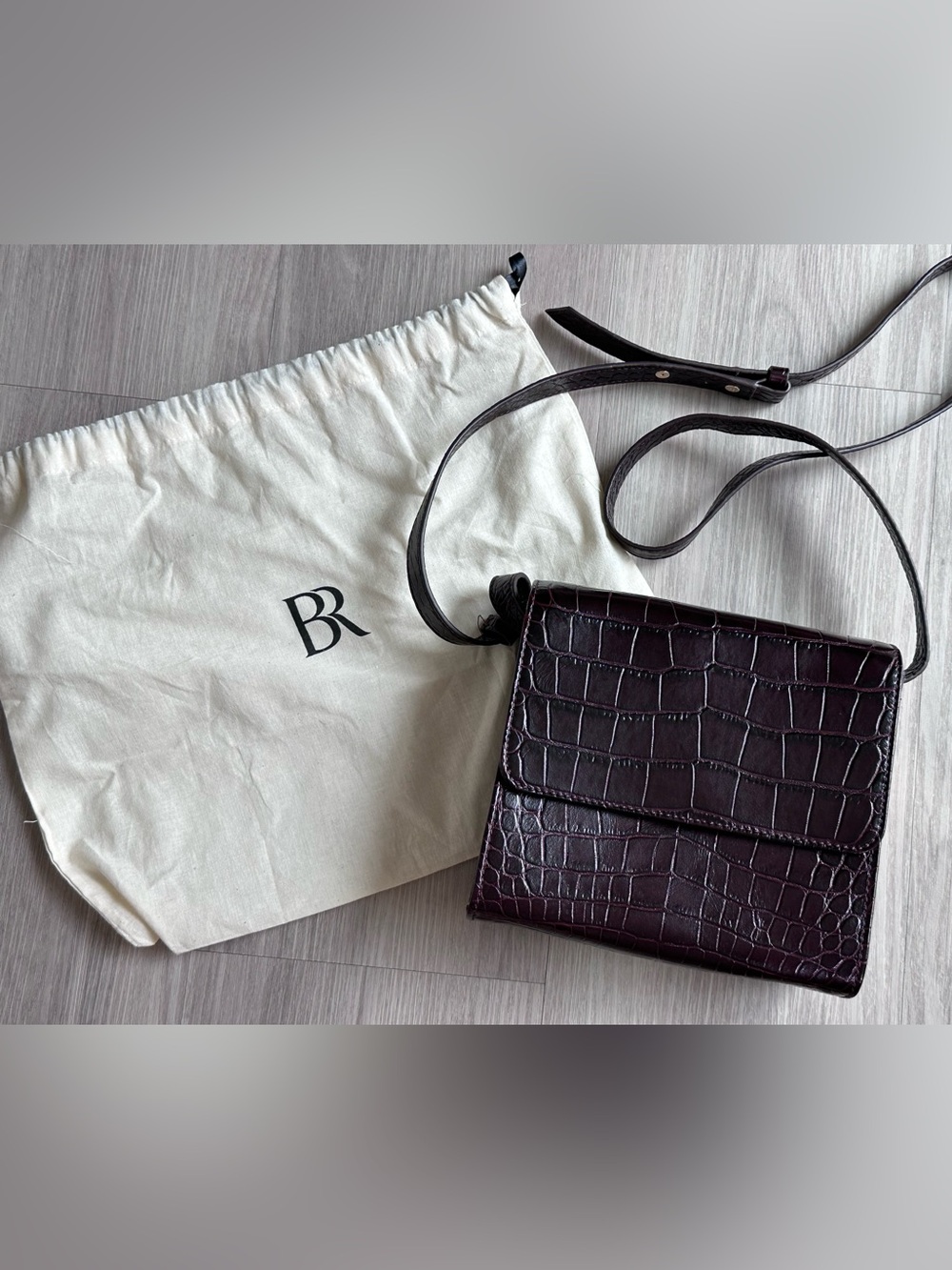 Banana Republic Croc Leather Bag